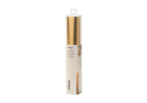 Cricut Premium Vinyl Permanent 30x120cm (Gold); Permanent adhesive lasts up to 3 years; Lies flat without tunneling or bubbling for a perfect cut; Easy to weed, effortless to apply